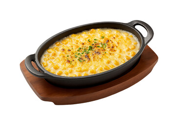 Corn cheese isolated on transparent background