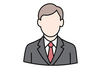 Business training and presentation concept flat vector illustration with lecturer, board, and participants