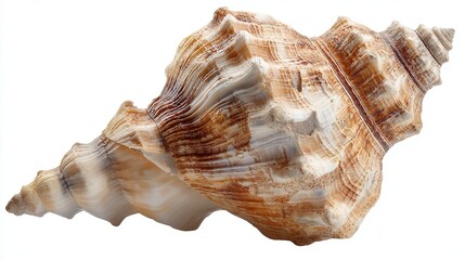 Obraz premium Volute shell isolated on white background