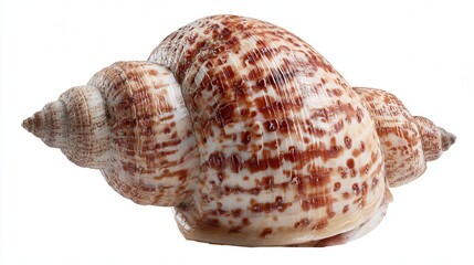 Obraz premium Volute shell isolated on white background