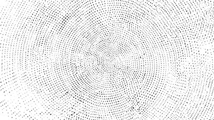 Distressed halftone vector background with grunge print texture for retro and creative design styles