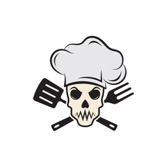 Chef skull icon