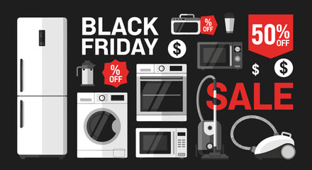 Black Friday Sale Big discounts on major household appliances