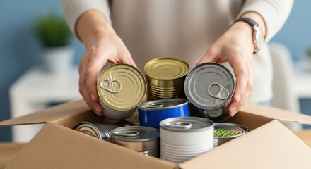 Organizing canned goods for efficient storage and easy access in the kitchen