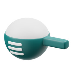  Teal Scoop Filled With White Powder For Washing Powder Measurements And Cleaning Products Representing Laundry Detergent And Hygiene Solutions With Isolated Object On Black Background