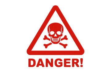 Urgent warning symbol alerts to immediate danger and hazards