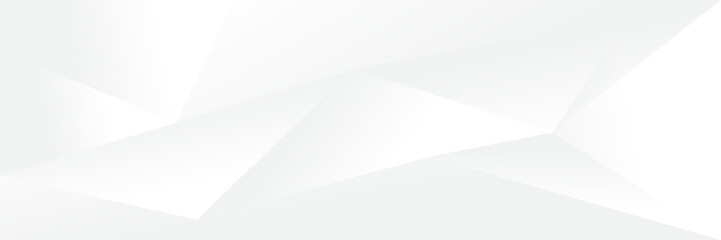 Abstract pattern white geometric banner design background.
