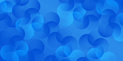 Circle blue banner background. Vector abstract graphic design banner pattern background modern abstract art simple