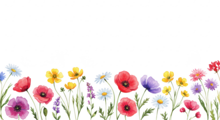 Floral Garland: A vibrant, colorful floral garland adorns a scene, showcasing the delicate beauty of diverse blooms in full, natural splendor, creating a visual symphony of nature's artistry.