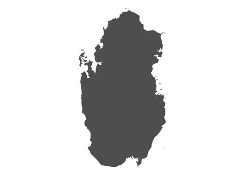 Qater Map vectore