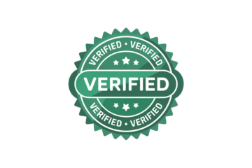 Official verified badge assures trust and quality for your brand
