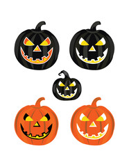 Halloween Pumpkin vector illustration.
