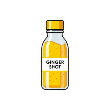 ginger shot with png transparant