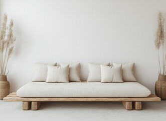white sofa in a room