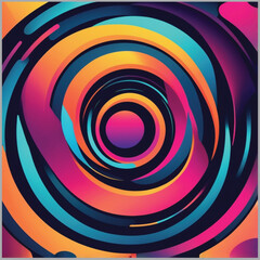 Colorful background with designed elegant abstraction. Vector illustration.