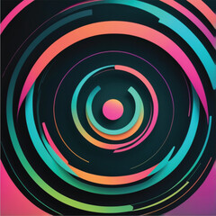 Colorful background with designed elegant abstraction. Vector illustration.
