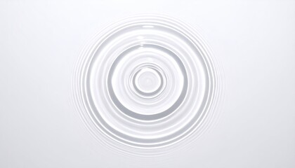 Abstract Grey Water Ripples on White Background