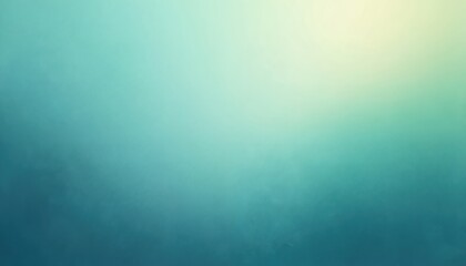 Obraz premium Calming gradient from teal to mint green with subtile texture. Serene aqua backdrop creates tranquil mood. Perfect for peaceful designs summer themes, eco projects spa advertising. Soothing color