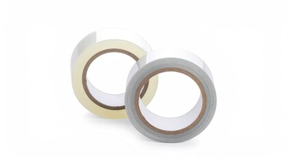 Two Rolls of Transparent Matte Tape with Subtle Sheen