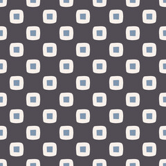Elegant pattern abstract square shapes brown background. Modern fashion fabric design textile swatch women's dress men's shirt all over print block. Graphical illustration high resolution image.