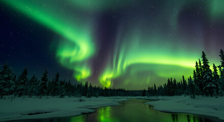 北極圏の神秘的な自然現象