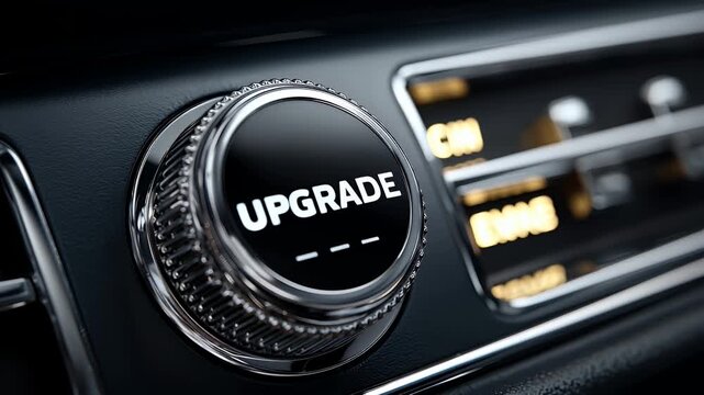 Upgrade button on modern control dial
