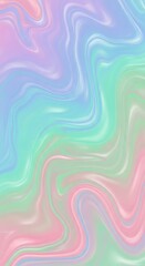 Fototapeta premium Delicate pastel swirl: A soothing blend of colors creating an ethereal and calming backdrop suitable for various
