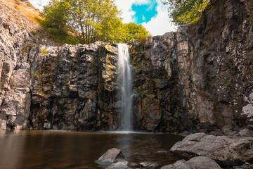 Obraz premium Ciseli waterfall in Aybasti district of Ordu in black sea region of Turkey