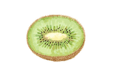 12 Kiwi Fruit Clipart Set