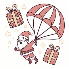 vector illustration of a christmas gift