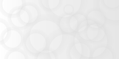 Abstract Bokeh White light on White Background. Abstract background with gray circle.  Abstract bokeh lights with soft light background. Blur wall. Cover or splash template for web design .