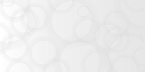 Abstract Bokeh White light on White Background. Abstract background with gray circle.  Abstract bokeh lights with soft light background. Blur wall. Cover or splash template for web design .