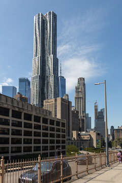 View of New York City, Manhattan, United States of America.
