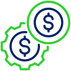 Management icon isolated on white background. vector illustration icon for business, accounting financial and other business