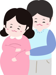 임산부 출산 가족 임신