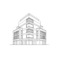 Fototapeta premium sketch of house