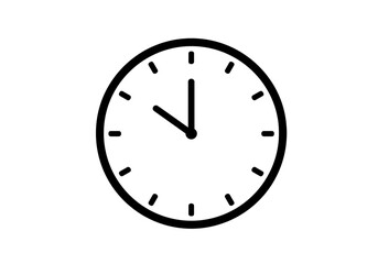 Timeless analog clock face with bold numerals and sleek hands tracking precious moments throughout the day