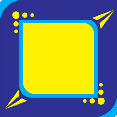 Title:
Blue and Yellow Abstract Frame Background
Abstract Square Frame with Arrows and Dots
Yellow Square on a Blue Background