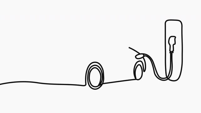 Electric vehicle charging, EV cable, car power supply, sustainable energy