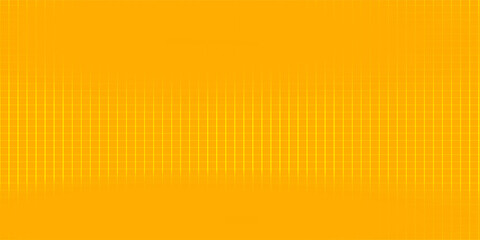Yellow orange halftone pattern. Retro comic gradient background. Square pixilated dot cartoon texture. Pop art faded gradient pattern. Vector backdrop.