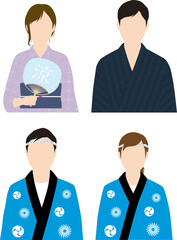 人物シルエット㉕