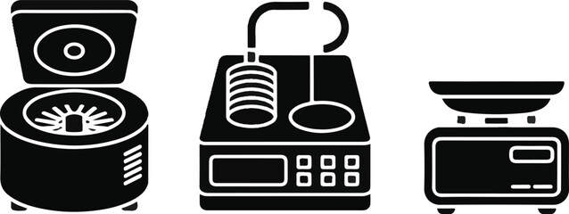 "Laboratory Equipment Icons"
