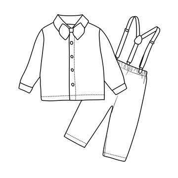 formal outfit for baby boy clip art preview