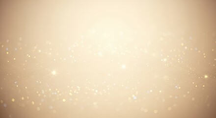A soft, warm, and glowing background with shimmering particles and bokeh effects, creating a gentle and ethereal atmosphere.