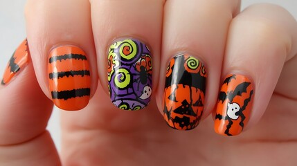 Smiling woman holds a red flower with manicured nails on her fingers, symbolizing beauty and love