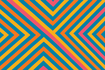 Breaking geometry concentric diagonally vector vibrant away rhythm chevrons angular illustration bold
