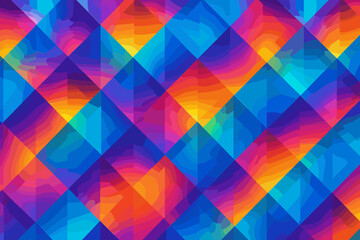 Obraz premium Vector depth overlapping gradients crystalline cells luminous illustration tessellation glowing diamond