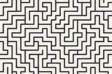 Modular creating vector interconnected background abstract tiles maze illustration constructed geometric