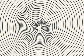 Obraz premium Vector vortex abstract thin background full concentric rings forming illustration geometric swirl