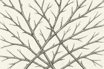 Obraz premium Delicate intricate patterns vector small lightly shaded crossing illustration multiple twig pattern